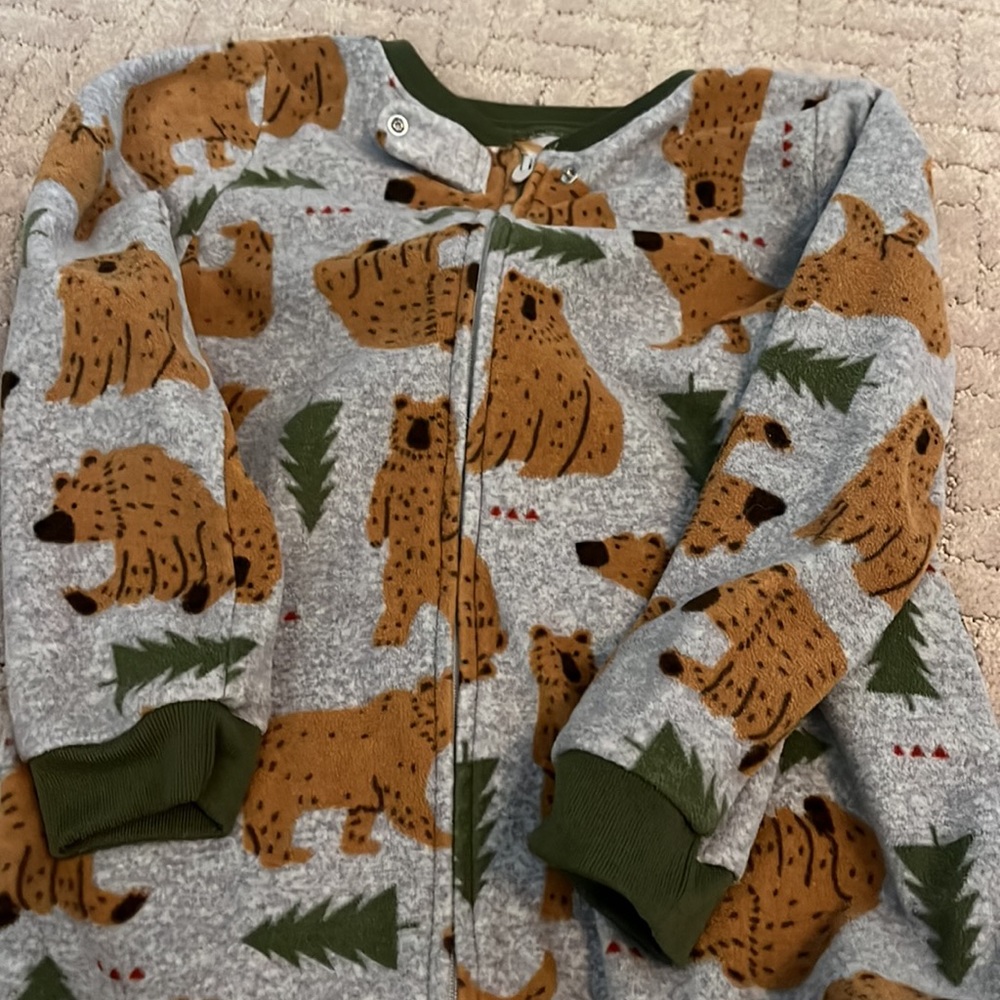 Fleece Footed Pajamas - Picture 3 of 3